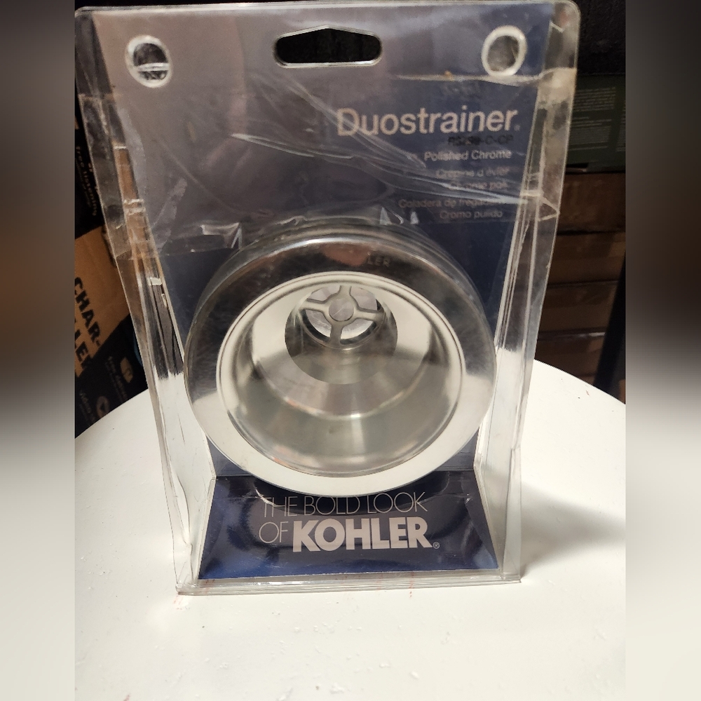 Kohler K-R8799-C-VS Duostrainer Sink Strainer assembly in Vibrant Stainless
